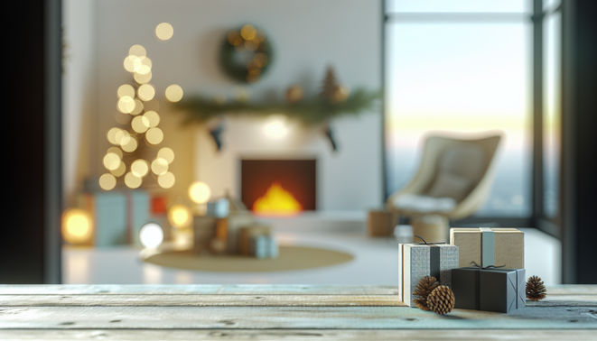 alt_text: A serene, minimal space evokes family connection and introspection during the holiday season.