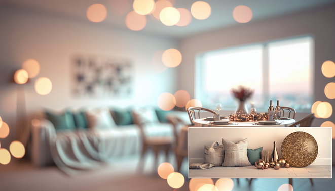 alt_text: A serene space showcasing family warmth with cozy decor, evoking introspection during holidays.