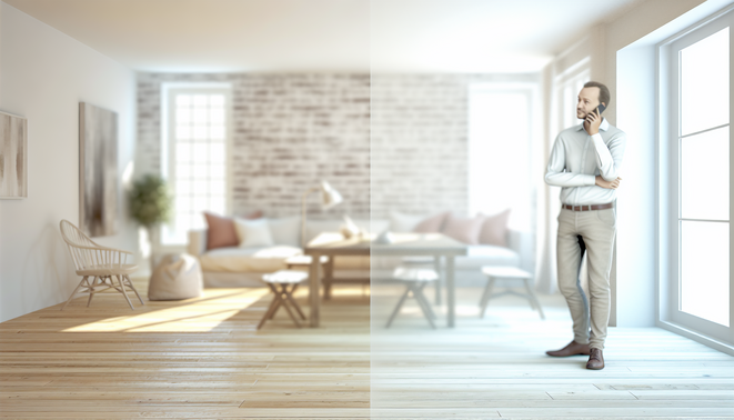 alt_text: A reflective adult in a warm, minimalist room, evoking family dynamics without literal holiday imagery.