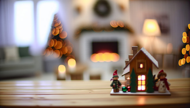 alt_text: A cozy indoor scene conveying holiday warmth with symbolic objects, inviting introspection and connection.